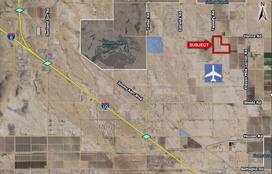 SEC Hanna Rd and Tweedy rd, Eloy, AZ à vendre - Photo principale – Image 1 sur 3