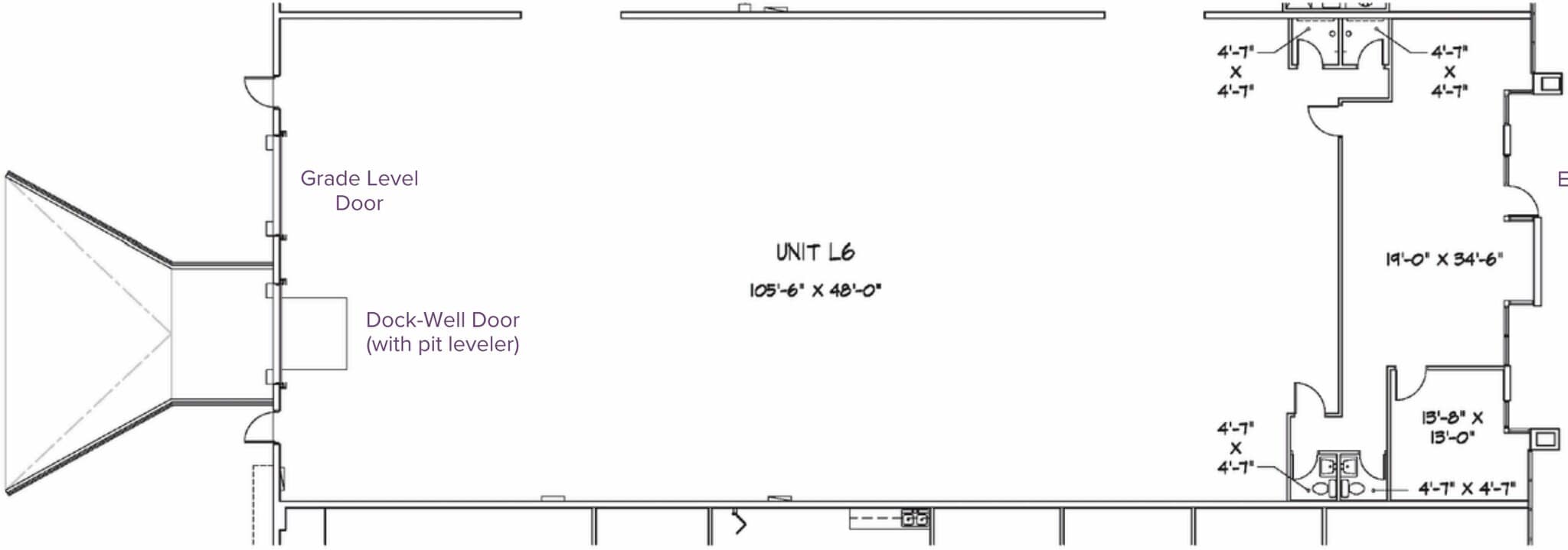 13300 McCormick Dr, Tampa, FL à louer Plan d’étage– Image 1 sur 2