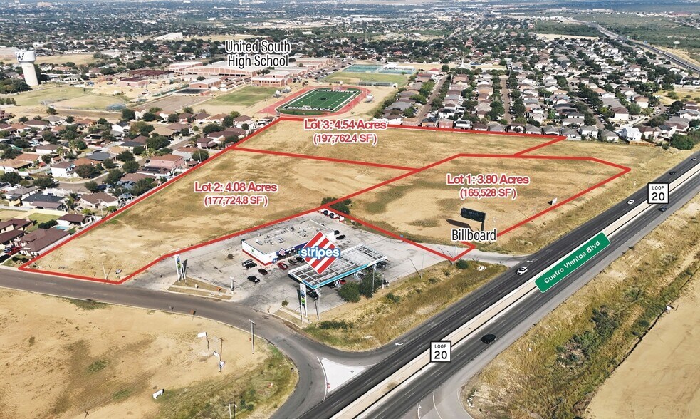Loop 20, Laredo, TX à vendre - Aérien – Image 3 sur 8