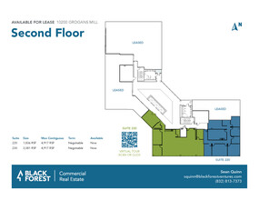 10200 Grogans Mill Rd, The Woodlands, TX à louer Plan d’étage– Image 1 sur 4