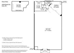5430 Peach St, Erie, PA à vendre Plan d’étage– Image 2 sur 27