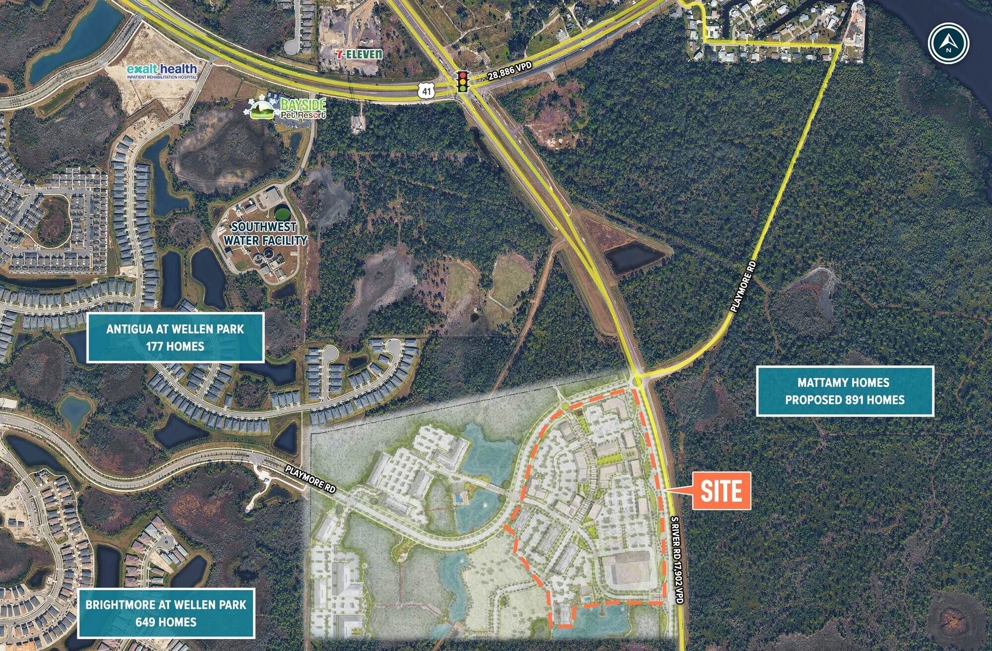 250 River Road, Venice, FL à louer Aérien– Image 1 sur 4