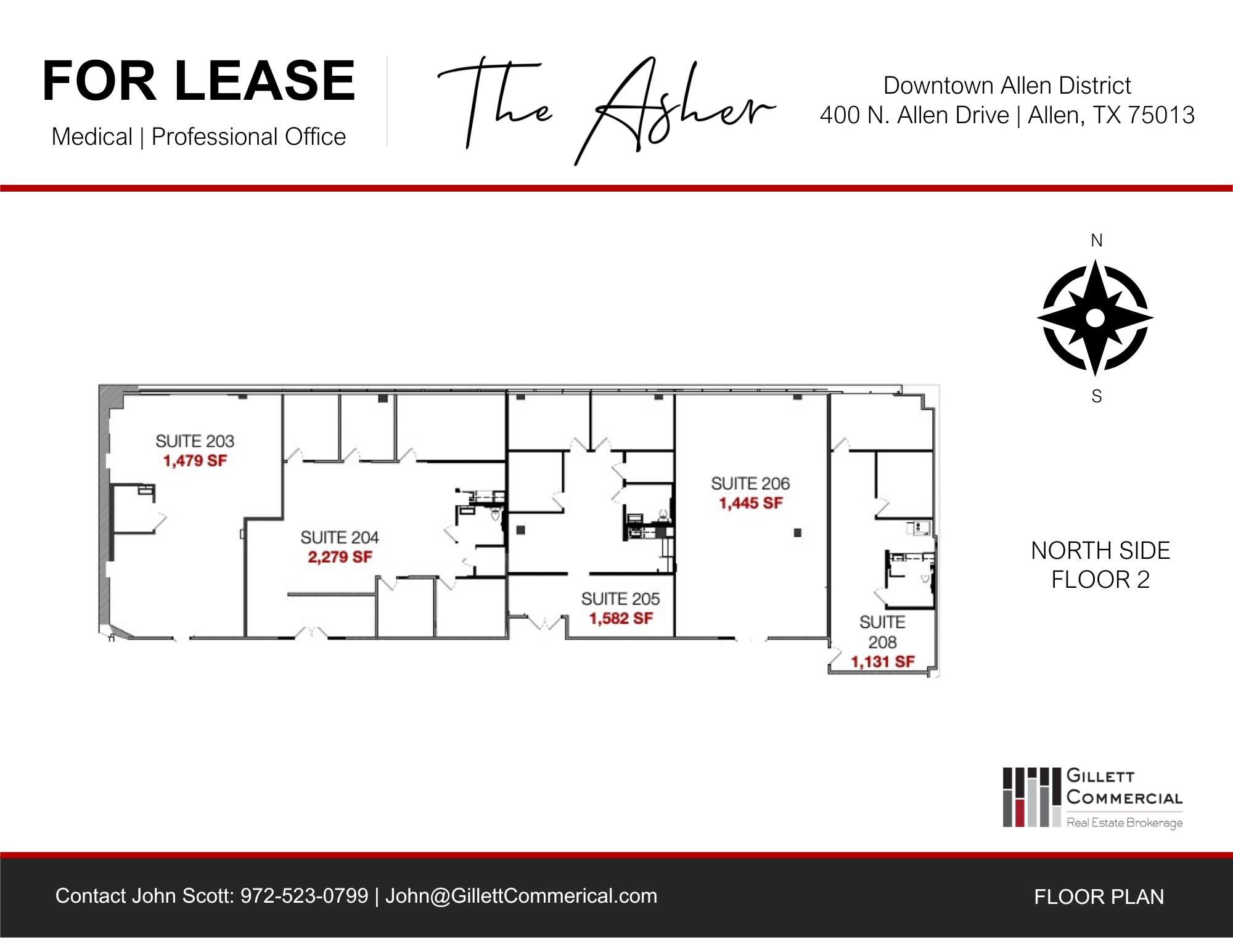 400 N Allen Dr, Allen, TX à louer Plan d’étage– Image 1 sur 1