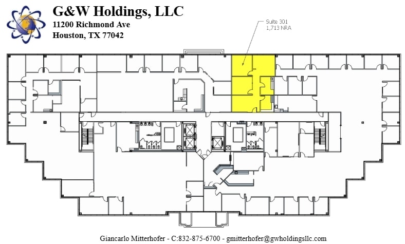 11200 Richmond Ave, Houston, TX à louer Plan d’étage– Image 1 sur 1