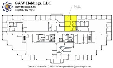11200 Richmond Ave, Houston, TX à louer Plan d’étage– Image 1 sur 1