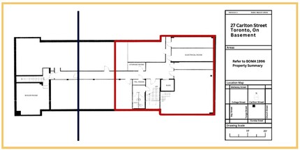 27 Carlton St, Toronto, ON à louer Plan d’étage– Image 1 sur 2
