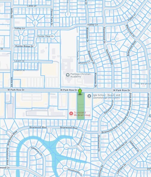 2202 W Park Row Dr, Pantego, TX à vendre - Plan cadastral – Image 2 sur 2