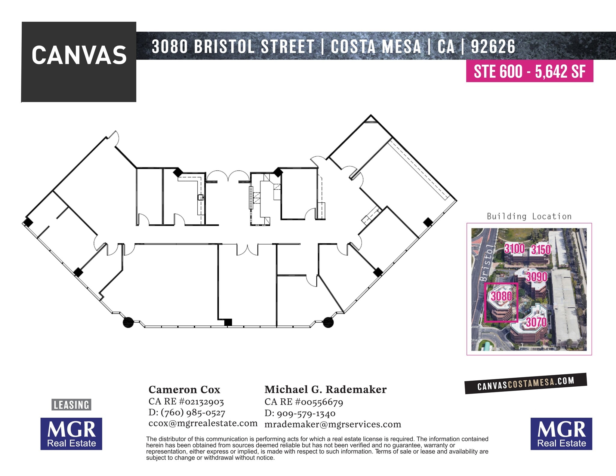 3070 Bristol St, Costa Mesa, CA à louer Plan de site– Image 1 sur 1