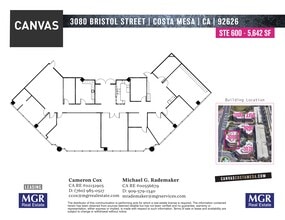 3070 Bristol St, Costa Mesa, CA à louer Plan de site– Image 1 sur 1