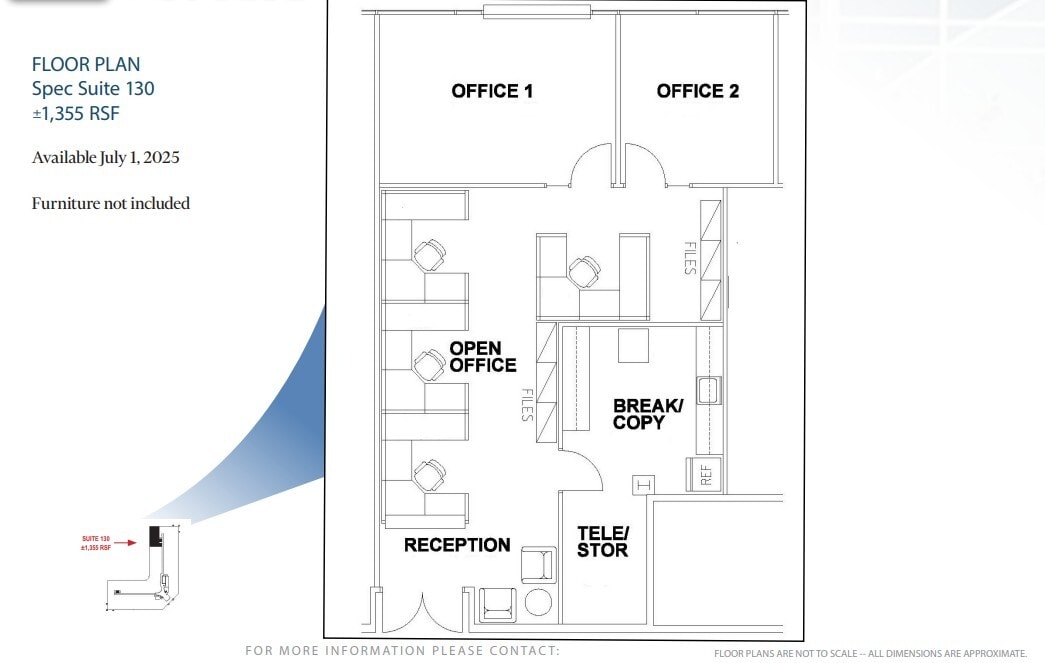 1430 Blue Oaks Blvd, Roseville, CA à louer Plan d’étage– Image 1 sur 1