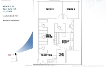 1430 Blue Oaks Blvd, Roseville, CA à louer Plan d’étage– Image 1 sur 1