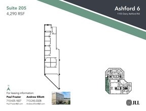 14701 St. Marys Ln, Houston, TX à louer Plan d’étage– Image 1 sur 1