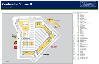5930-6049 Centreville Crest Ln, Centreville, VA à louer Plan de site– Image 1 sur 1