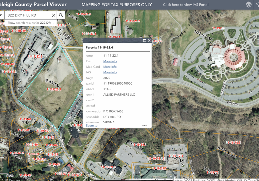322A Dry Hill Rd, Beckley, WV à louer - Aérien – Image 2 sur 4