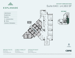 2425 E Camelback Rd, Phoenix, AZ à louer Plan d’étage– Image 1 sur 1