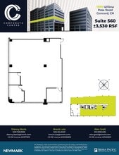 1390 Willow Pass Rd, Concord, CA à louer Plan d’étage– Image 1 sur 1