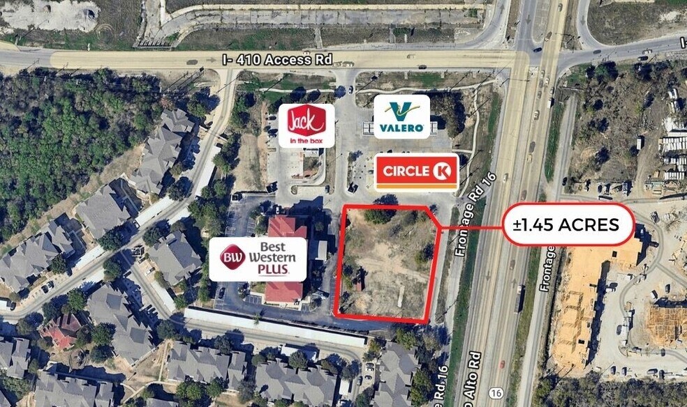 9965 State Hwy 16 S, San Antonio, TX à vendre - Aérien – Image 1 sur 2