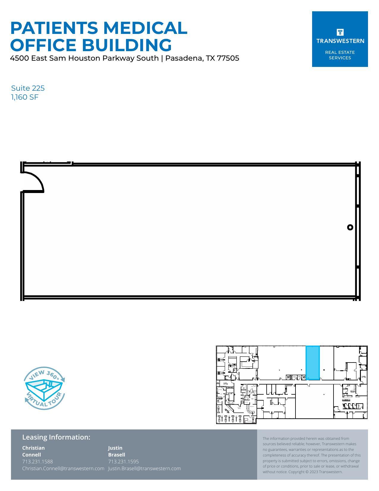 4500 E Sam Houston Pky S, Pasadena, TX à louer Plan d’étage– Image 1 sur 1