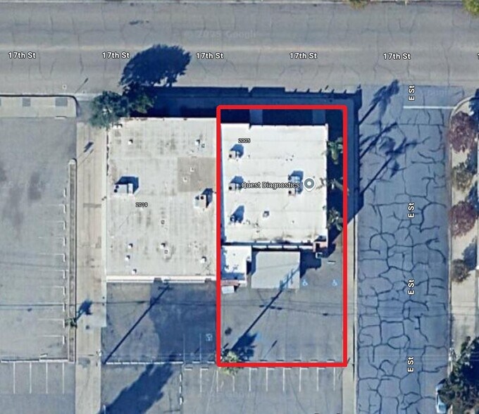 2005 17th St, Bakersfield, CA à vendre - Aérien – Image 2 sur 4