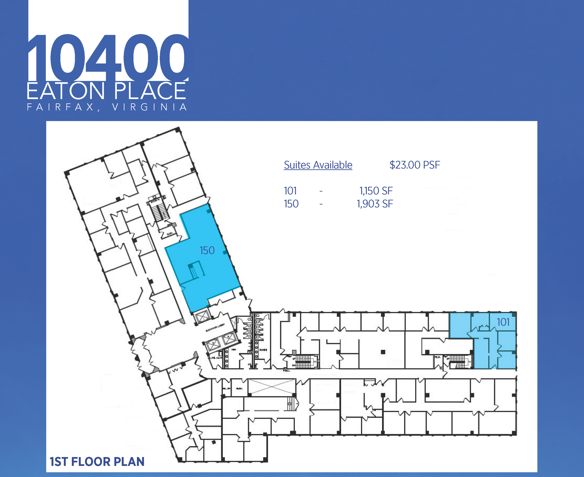 10400 Eaton Pl, Fairfax, VA à louer Plan d’étage– Image 1 sur 1