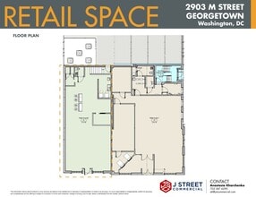 2901 M St NW, Washington, DC à louer Plan d’étage– Image 1 sur 1