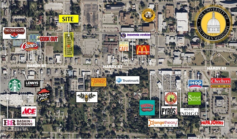 119 N 35th Ave, Hattiesburg, MS à vendre - Photo de l’immeuble – Image 1 sur 22