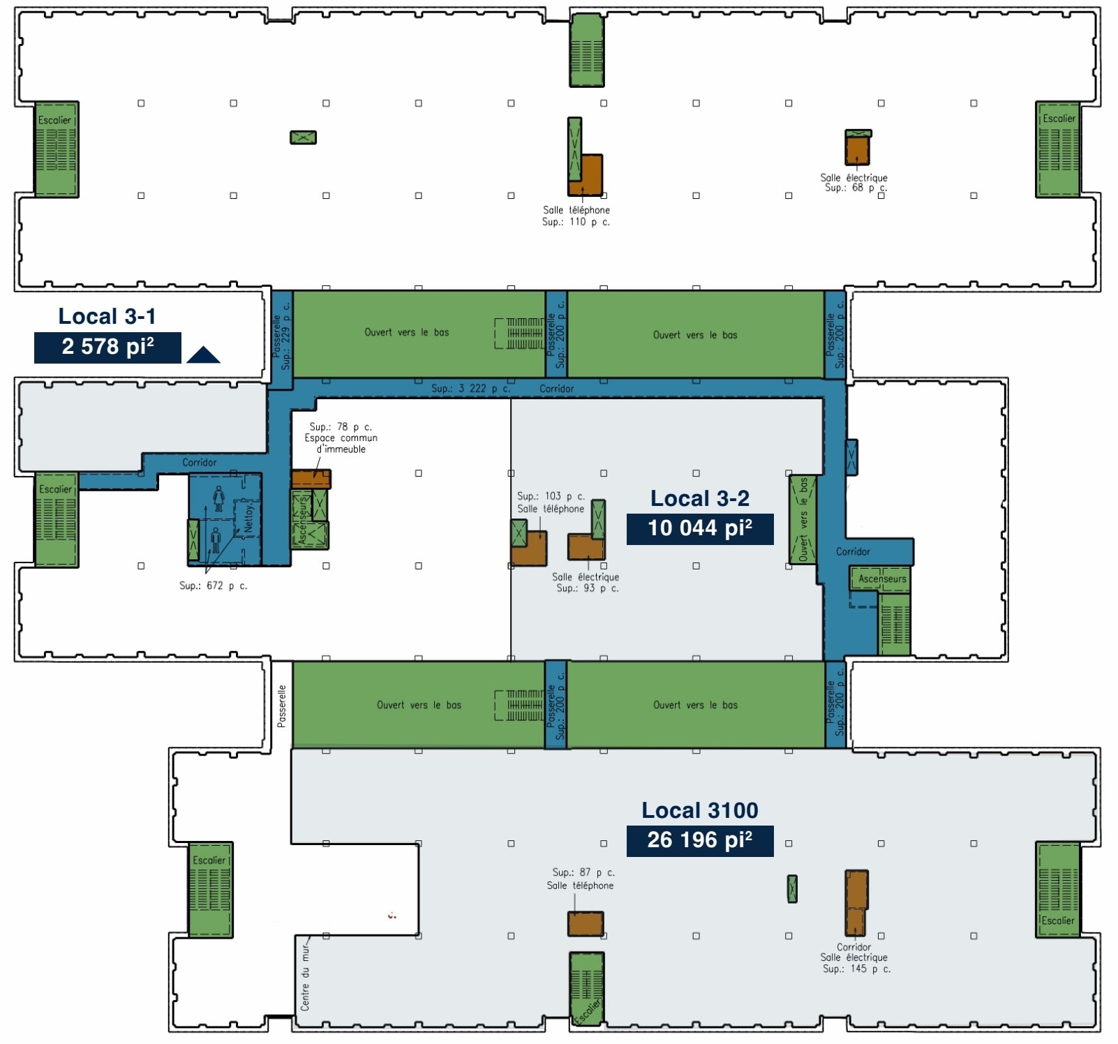 400 Av Sainte-Croix, Saint-Laurent, QC à louer Plan d’étage– Image 1 sur 1
