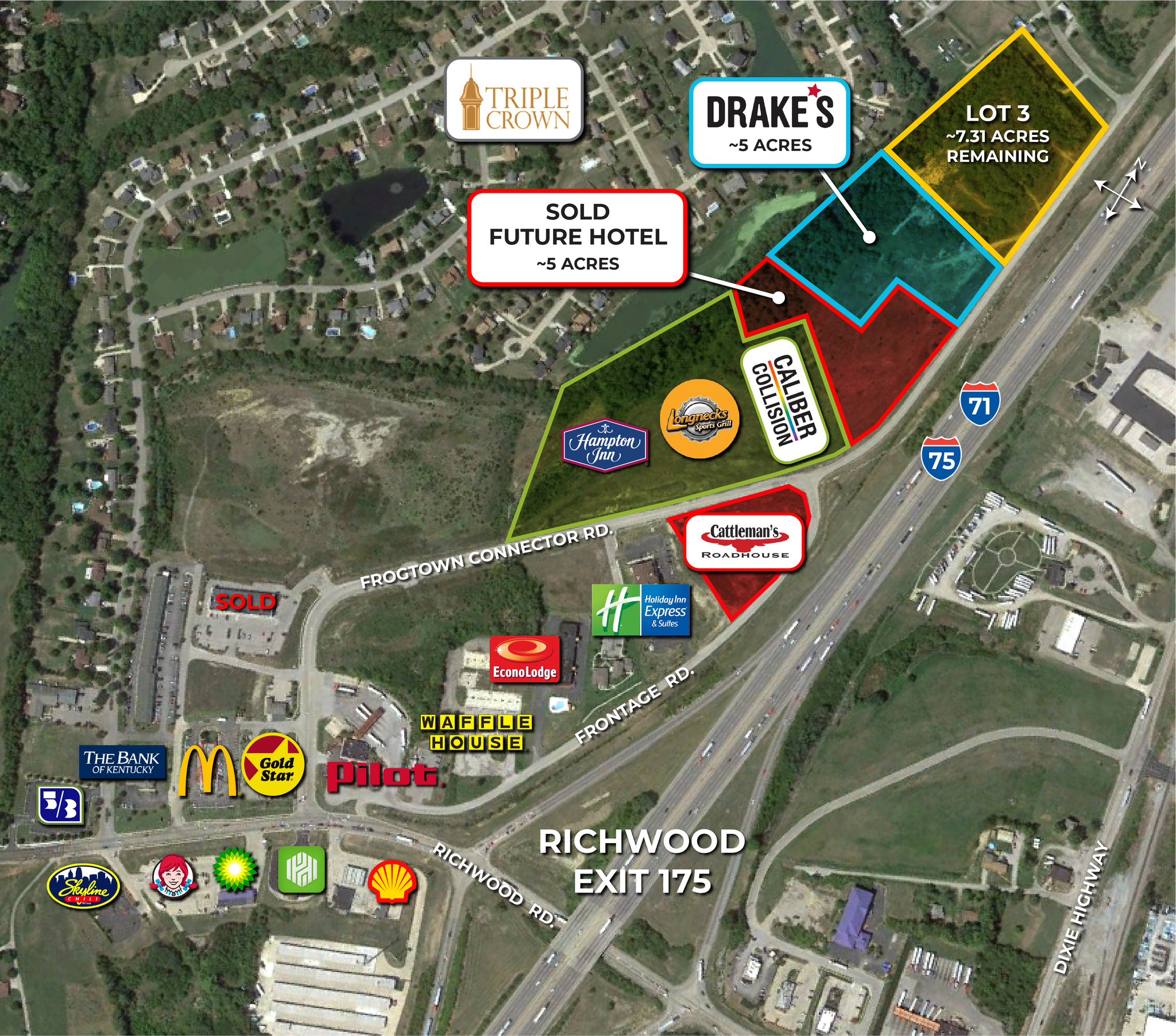 Interstates 71 & 75, Walton, KY à vendre Aérien– Image 1 sur 2