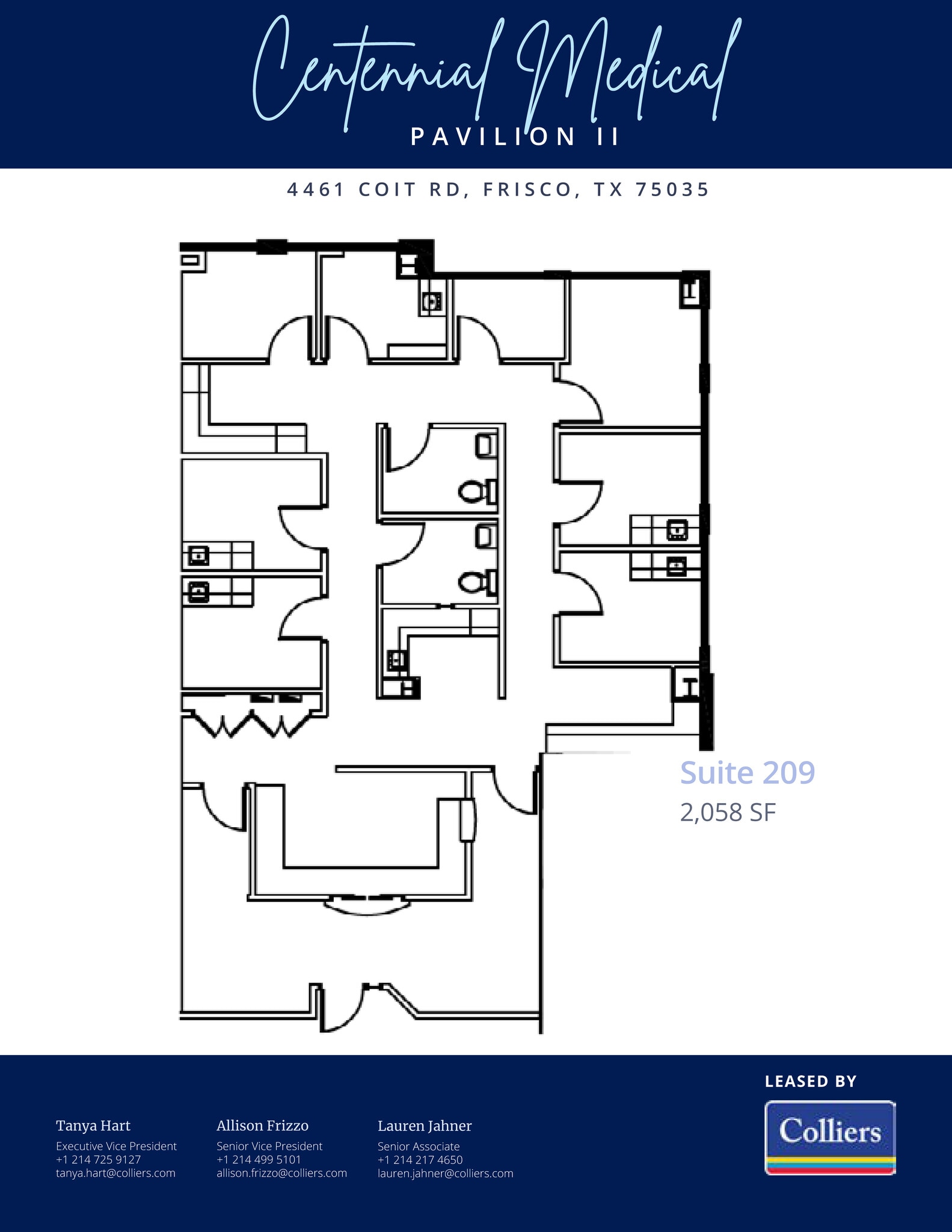 4401 Coit Rd, Frisco, TX à louer Plan d’étage– Image 1 sur 1