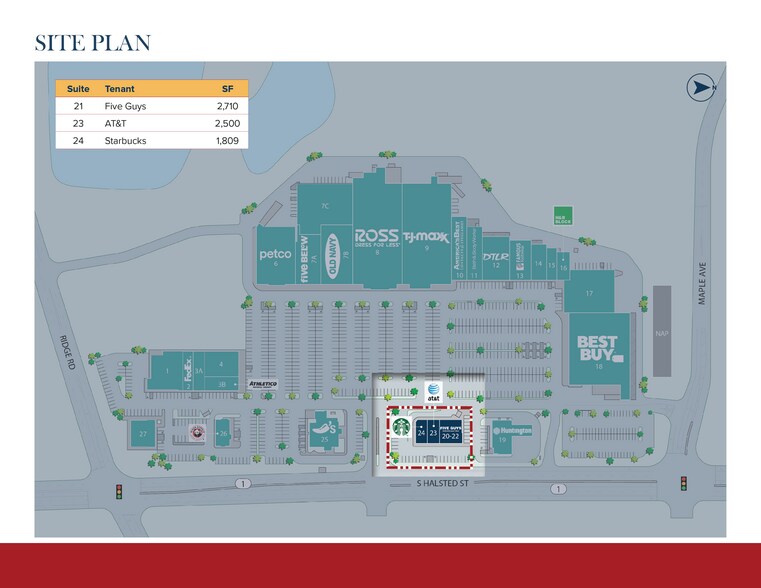 17852-17860 Halsted St, Homewood, IL à vendre - Photo de l’immeuble – Image 3 sur 6