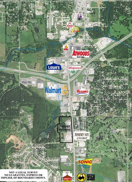 3000 S Muskogee Ave, Tahlequah, OK à louer - Aérien – Image 2 sur 19
