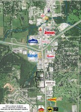 3000 S Muskogee Ave, Tahlequah, OK - Vue aérienne vue de carte