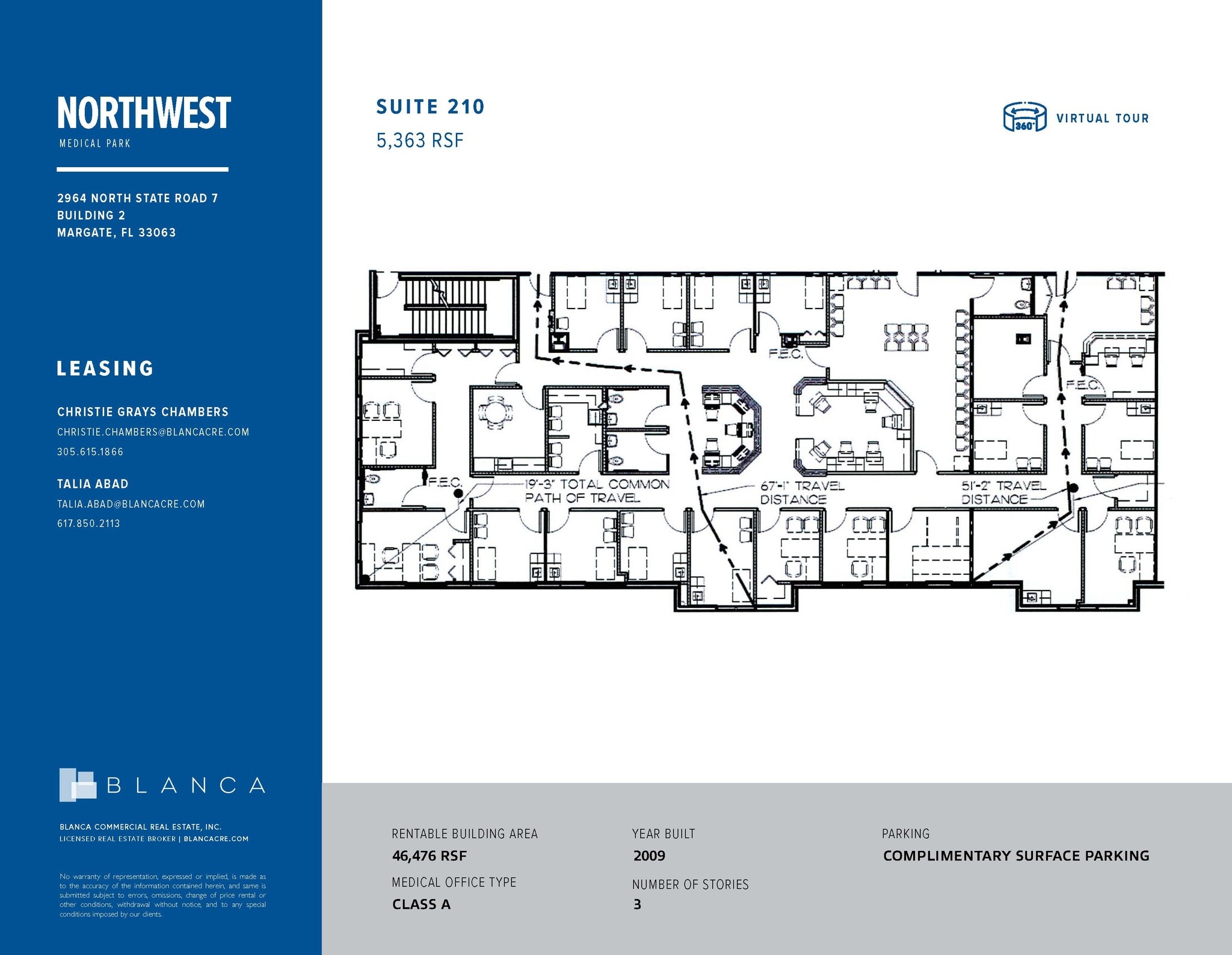 2964 N State Road 7, Margate, FL à louer Plan d’étage– Image 1 sur 1