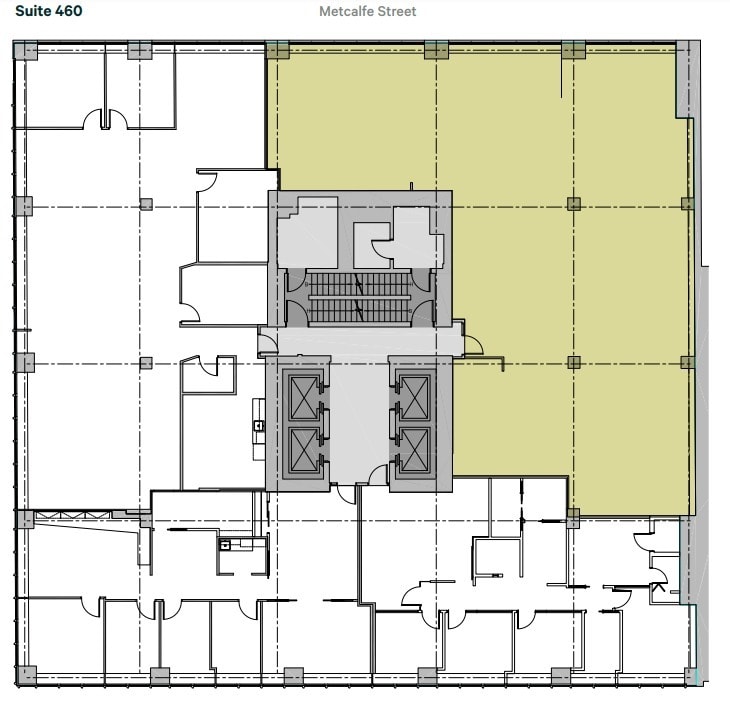 2055 Rue Peel, Montréal, QC à louer Plan d’étage– Image 1 sur 1