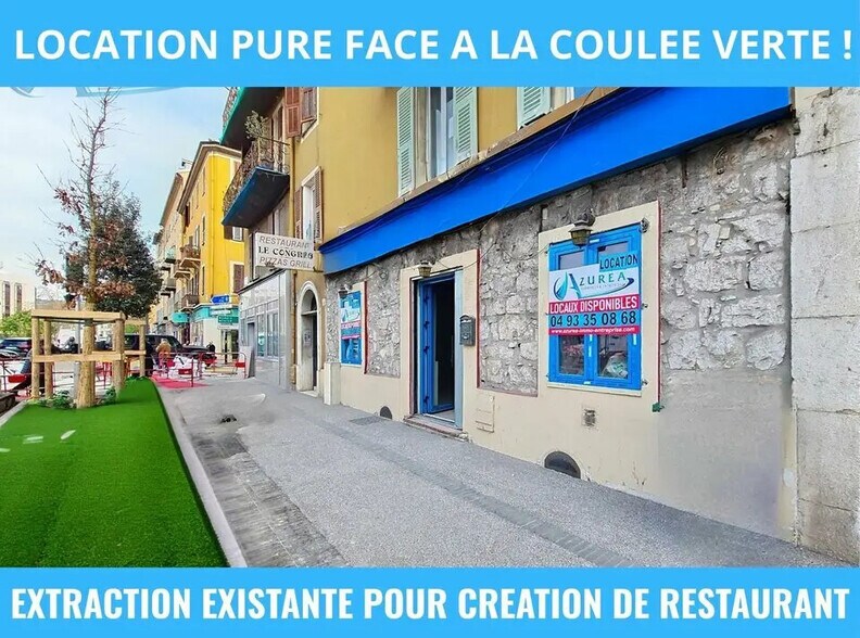 Local commercial dans Nice à louer - Photo de l’immeuble – Image 1 sur 5