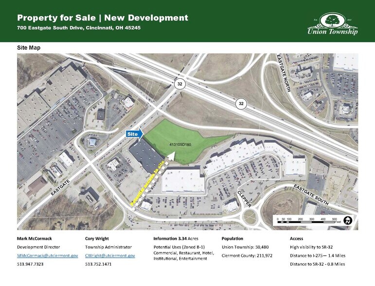 700 Eastgate South Dr, Cincinnati, OH à vendre - Aérien – Image 1 sur 6