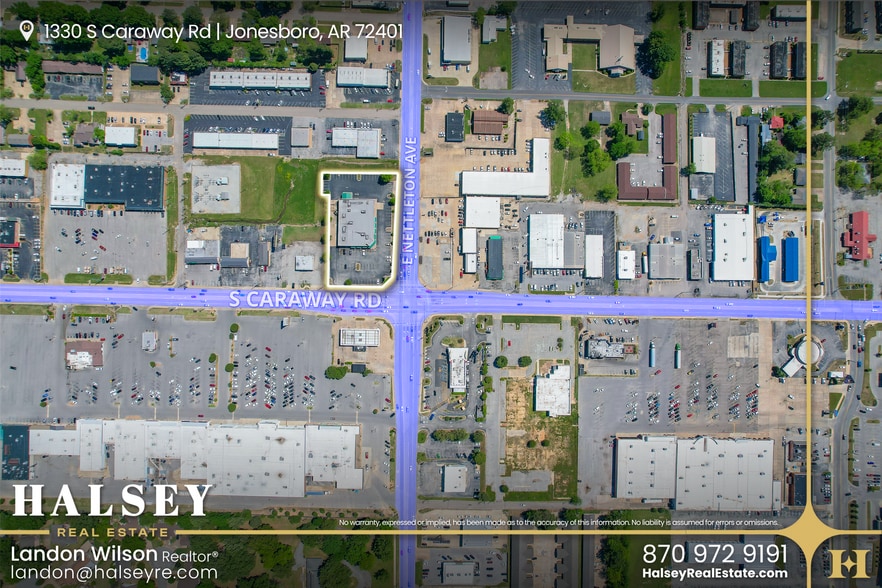 1330 S Caraway Rd, Jonesboro, AR à vendre - Aérien – Image 3 sur 3