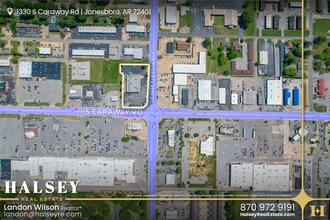 1330 S Caraway Rd, Jonesboro, AR - VUE AÉRIENNE vue de carte