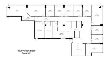 6299 Airport Rd, Mississauga, ON à louer Plan d’étage– Image 1 sur 1