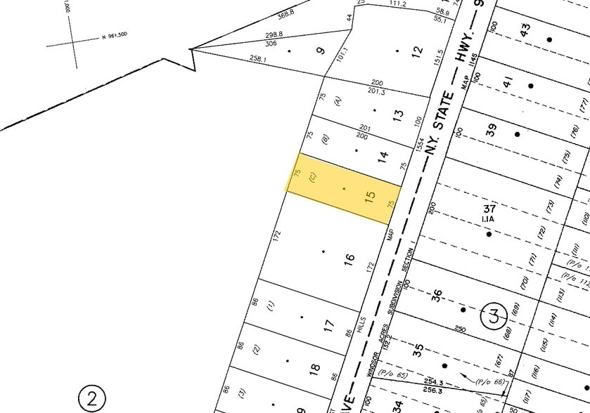 270 Quassaick Ave, New Windsor Township, NY à vendre - Plan cadastral – Image 2 sur 2