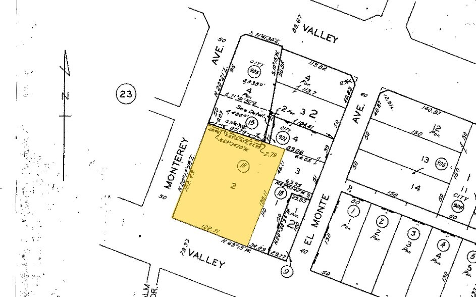 10827-10839 Valley Mall, El Monte, CA à louer - Plan cadastral – Image 2 sur 7