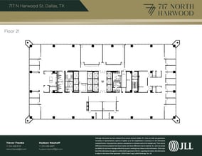 717 N Harwood St, Dallas, TX à louer Plan d’étage– Image 1 sur 1