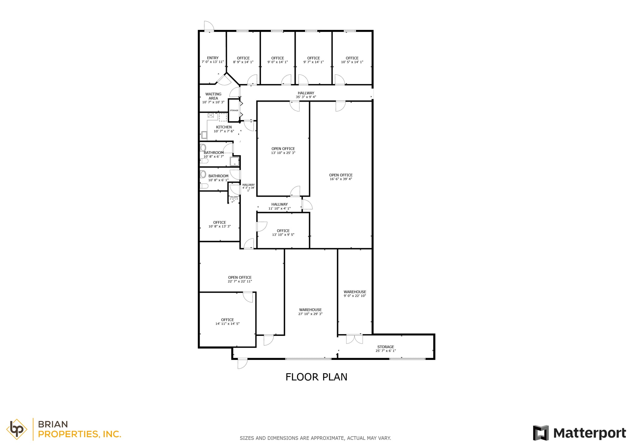 271-285 E Helen Rd, Palatine, IL à louer Plan d’étage– Image 1 sur 1