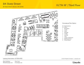 84 State St, Boston, MA à louer Plan d’étage– Image 2 sur 2
