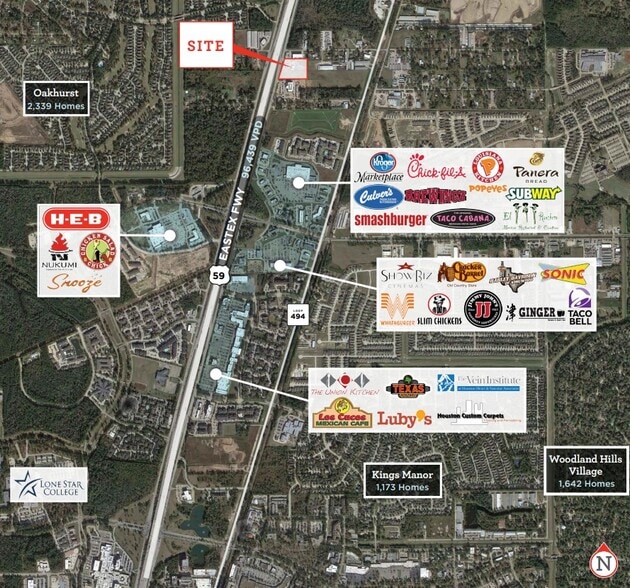 25425 Highway 59, Porter, TX à louer - Aérien – Image 2 sur 2
