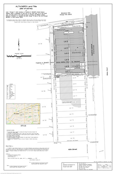 5920 S Central Ave, Chicago, IL à louer - Plan cadastral – Image 3 sur 3