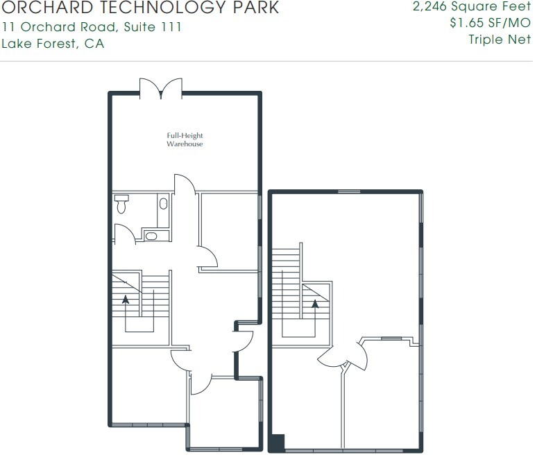 1-13 Orchard Rd, Lake Forest, CA à louer Plan d’étage– Image 1 sur 1