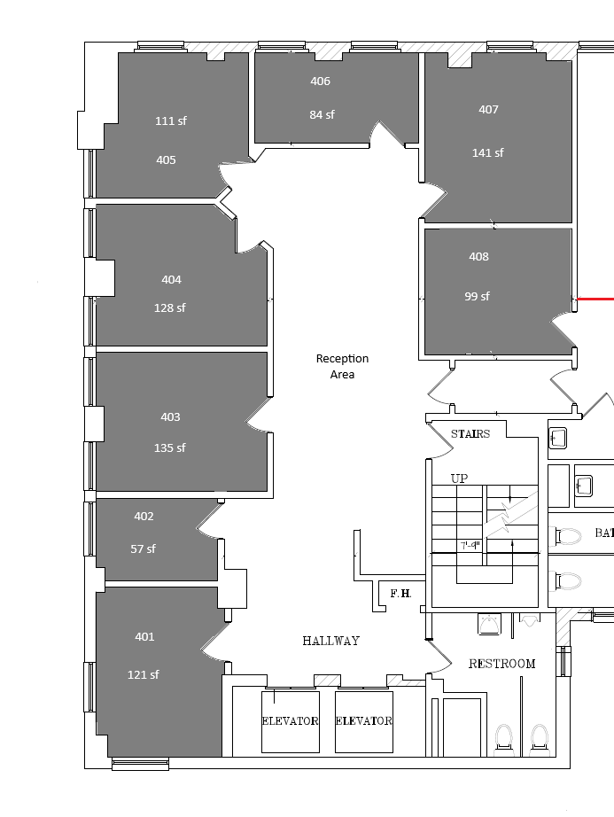239-241 Main St, Hackensack, NJ à louer Plan d’étage– Image 1 sur 4