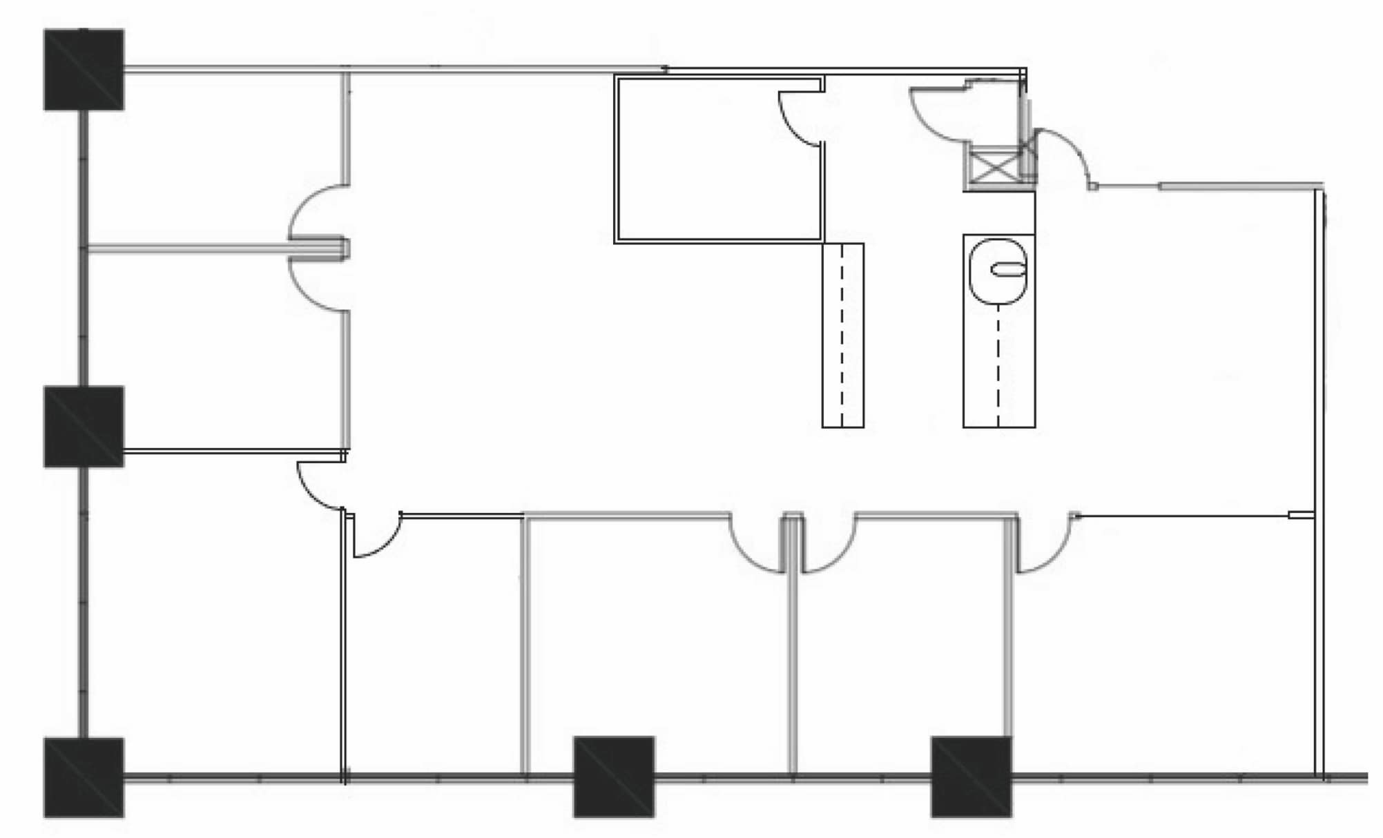 1801 Broadway, Denver, CO à louer Plan d’étage– Image 1 sur 1