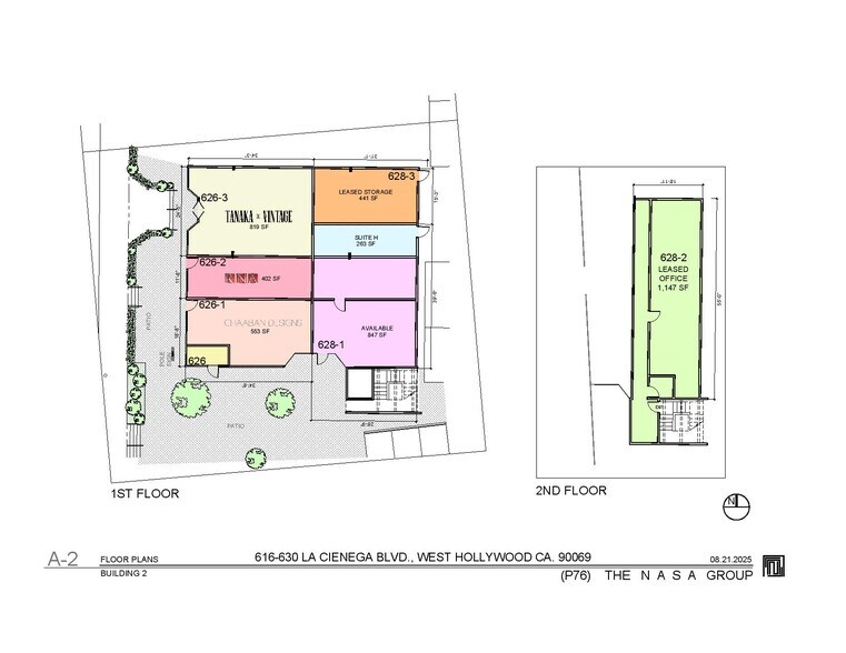 616-630 N La Cienega Blvd, West Hollywood, CA à louer - Plan d’étage – Image 3 sur 5